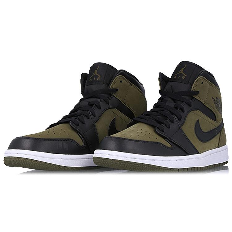 Jordan 1 Tela Oliva Medio 554724-301