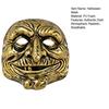 Accessoire d'Halloween Masque de Clown Vintage, Accessoire Effrayant Or Argent Atmosphère Sombre Masque de Fête pour Fête, Costume de Mascarade Effrayant Hanté