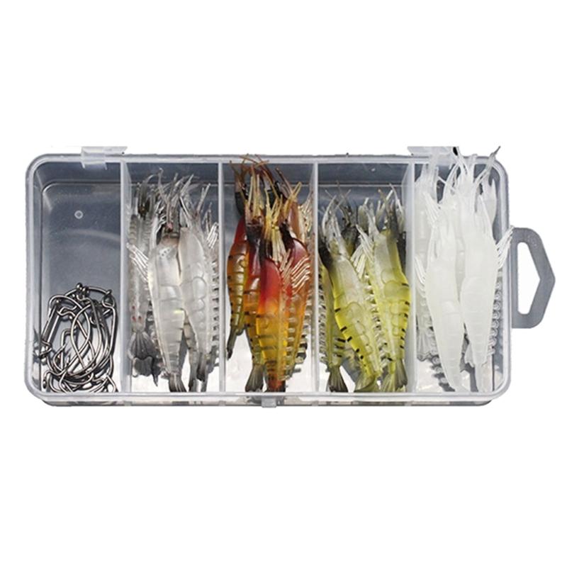 Soft Fishing Lures With Realistic Wiggling Action For Freshwaters Saltwater Basses Includes Tail Grubs