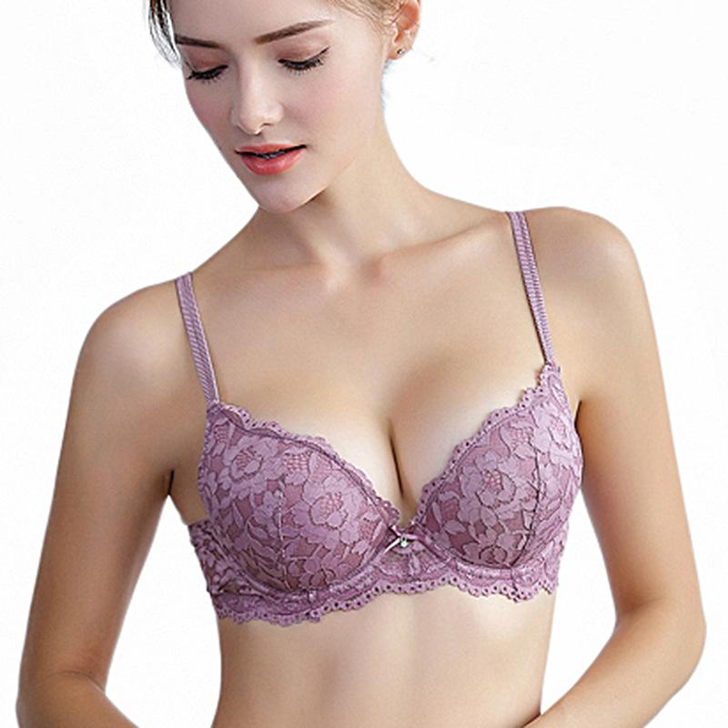 Sexy Underwear Women's Small Breasts Show Big, Gather Lace Underwear, Close Secondary Breasts, Anti-sagging Upper Support Bra Cover