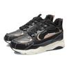 New LiNing Cushioning Warm Mid Top Running Shoes Men's Black Apricot AGCQ349-2