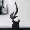 Scultura Astratta Minimalista Moderna Ornamenti a Forma di Fiamma Hotel Soggiorno Vetrina Porta Bottiglie Centrotavola Scultura