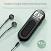 FM Radio Mini Rechargeable with Clip Meeting Guide Horse Racing Sports Portable Lavalier