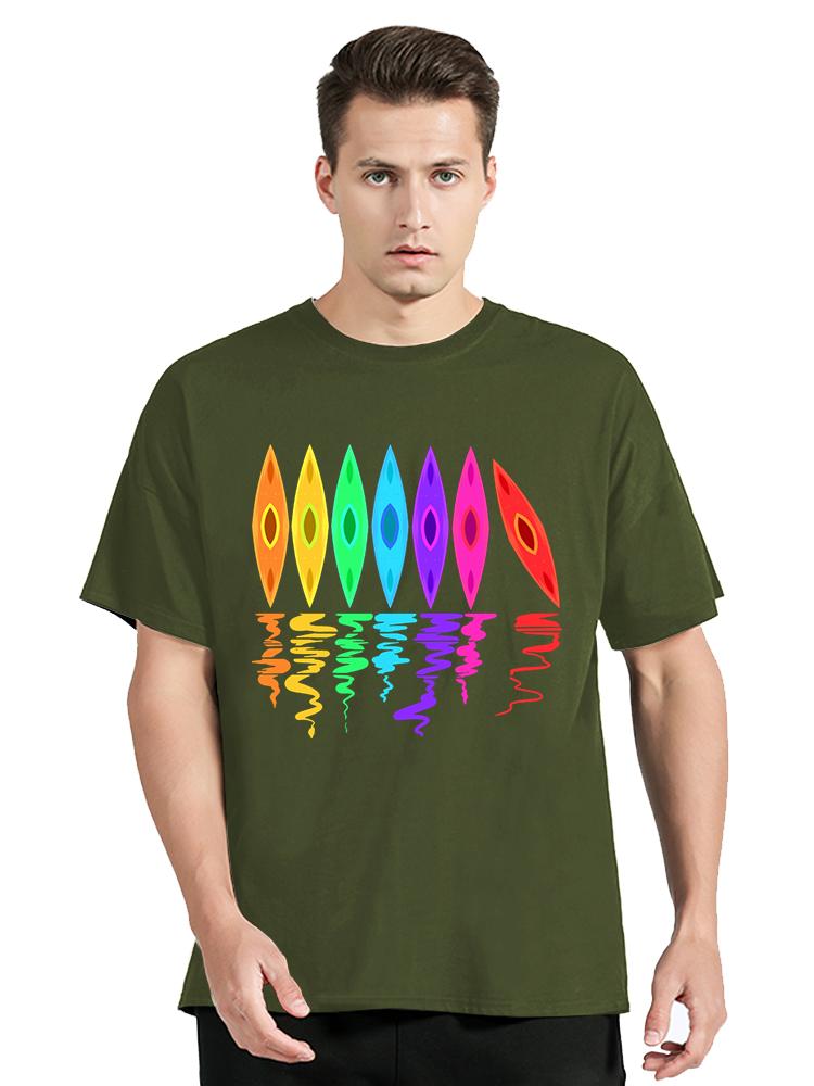 River Kayaking Gift Kayak Boating Team Vintage Color TShirt For Unisex Summer New Cotton Tops Tees Oversized Fitness Clothes