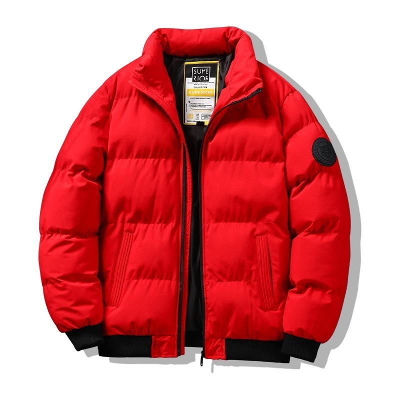 Men's Cotton-padded Jacket Autumn and Winter New Cotton-padded Jacket Trendy Brand Thickened Cotton-padded Jacket Large Size Jacket Men