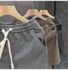 Men's Korean Style Plaid Casual Summer Shorts - Trendy Five-Point Design