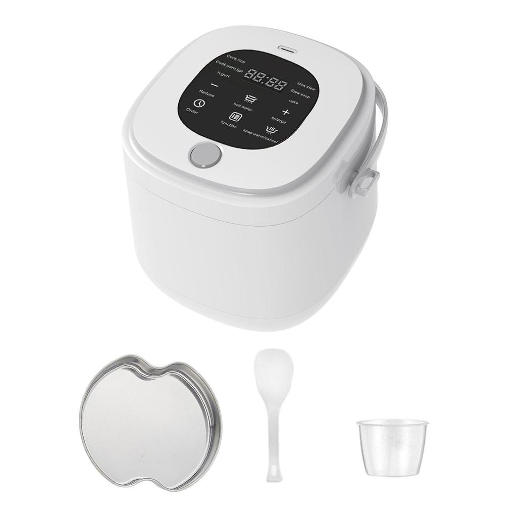 Compact 2L Electric Rice Cooker with Heating