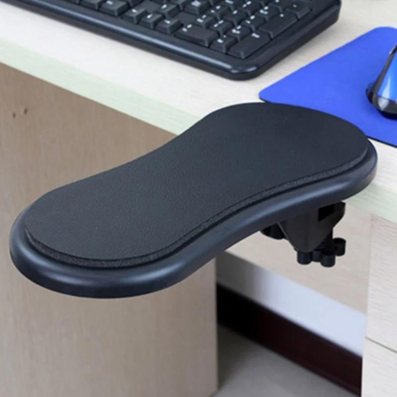 Computer-Armlehne für den Schreibtisch, verstellbare ergonomische Handgelenkauflage für die Tastatur, Armlehnenverlängerung, drehbarer Mauspadhalter