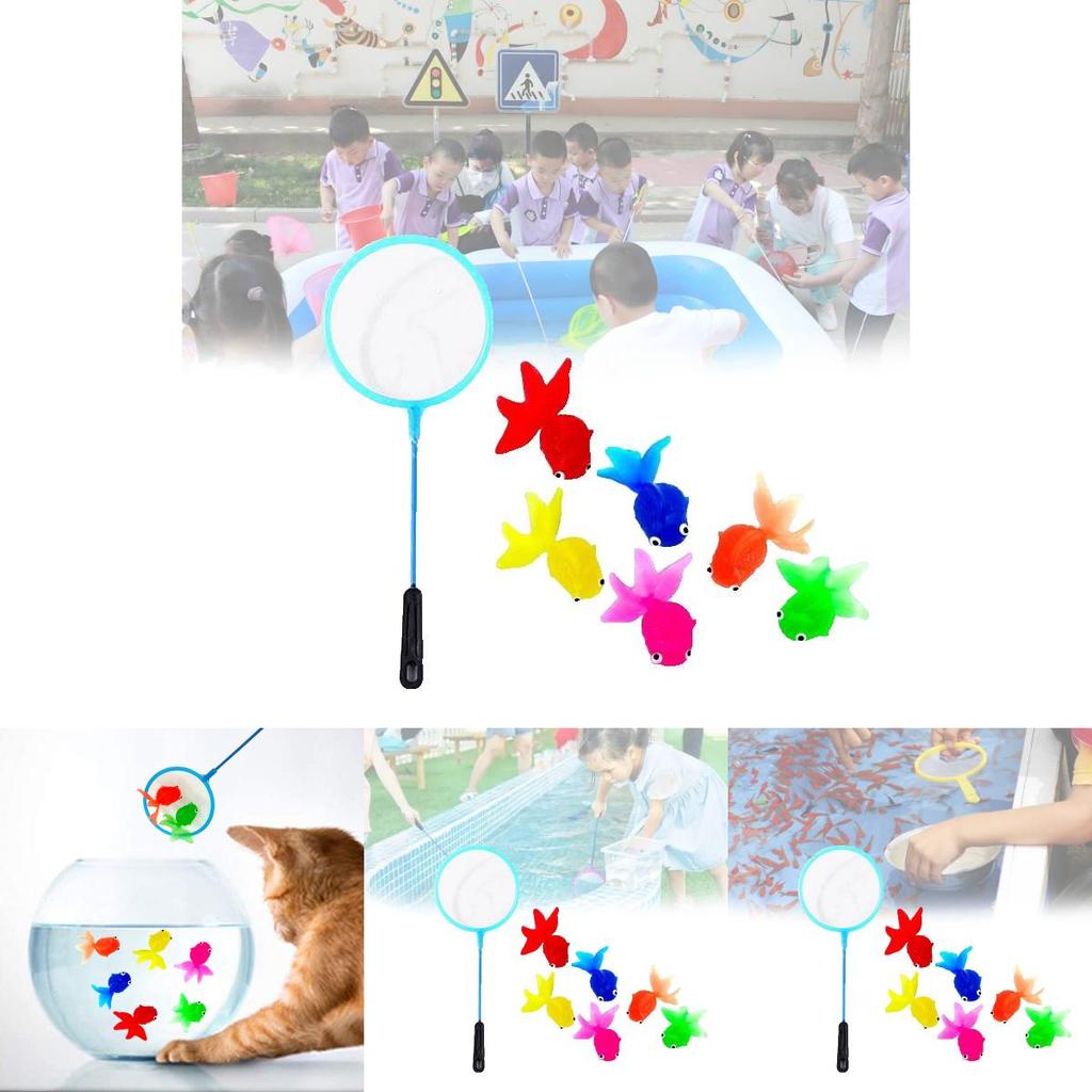 Realistic Soft Tpr Goldfish Toy For Kids Colorful Water Play Fun And Learning