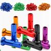 Anodized Corrosion Resistance Cycling Spokes Nipples Spoke Cap Bicycle Spoke Nipples Bike Wheel