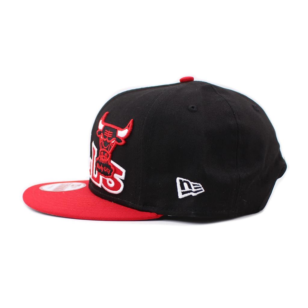 New Era 9FIFTY Snapback Cap Chicago Bulls Black Red