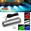 42 LED Waterproof Marine Boat LED Light Stainless Steel Underwater Pontoon Transom Lamp Yacht Cabin Deck Tail Lights Accessories