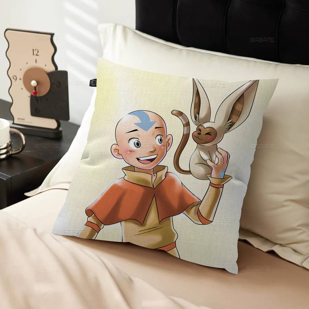 Avatar Der Herr der Elemente Zeichentrick Personalisierte Kissenhülle Kinderzimmer Wilde Party Dekor Kissenbezug Kind Geburtstag Dusche Geschenk