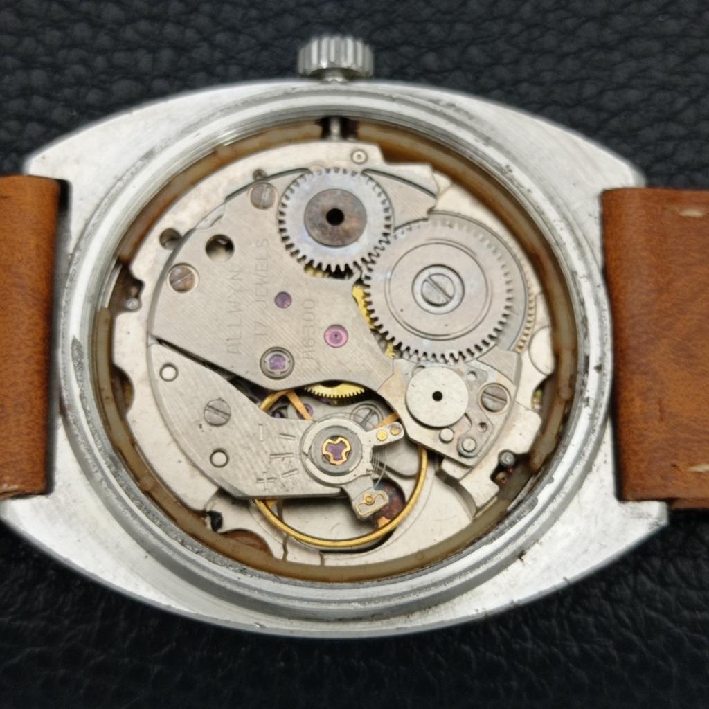 ALLWYN 6300A HAND-WINDING INDIA MENS VINTAGE ORIGINAL DIAL WATCH A706106-1
