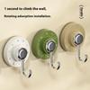 Badezimmerzubehör Wasserdichte Drehbarer Saugaufhänger Für Badezimmer Küche Stark Klebend Wandorganizer