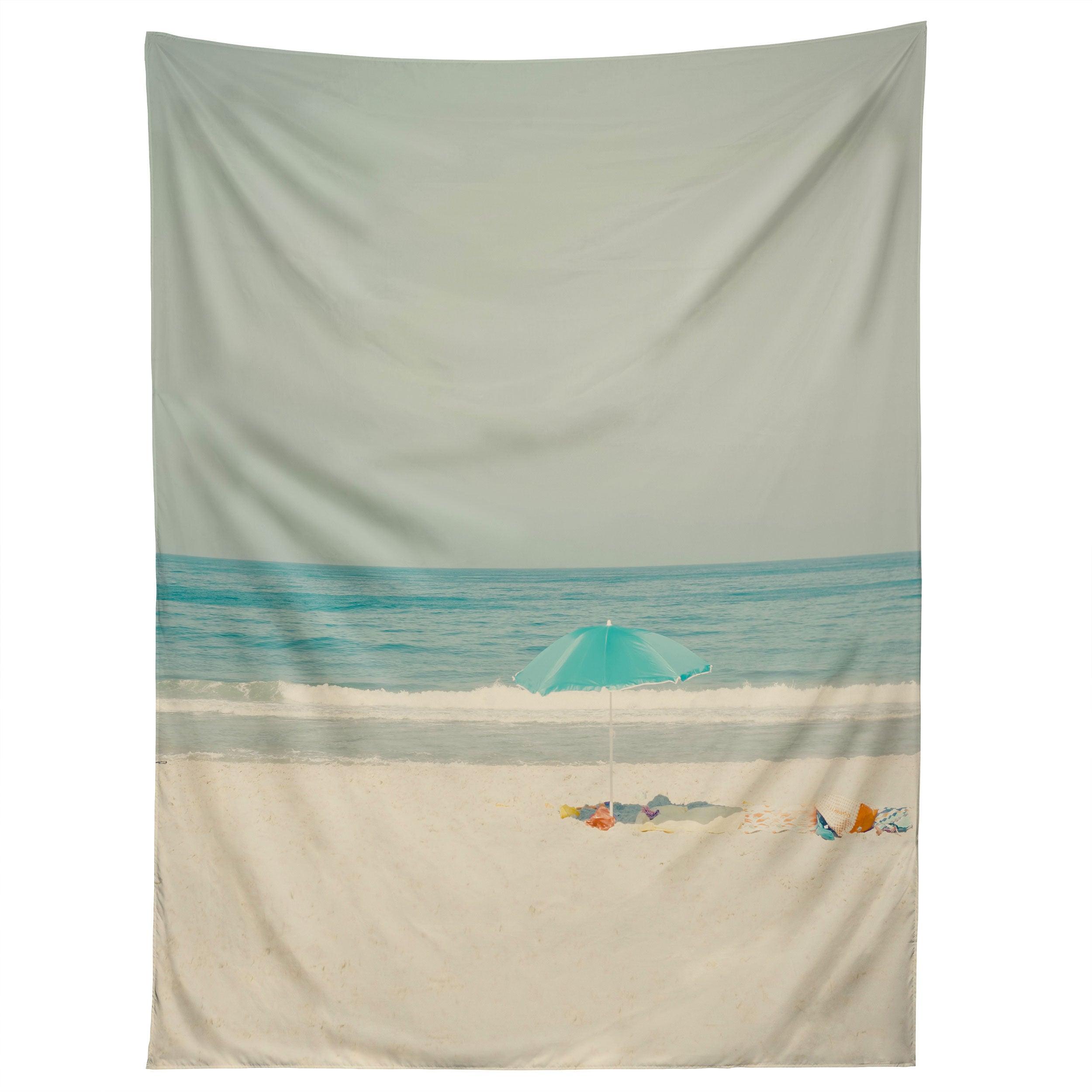 TURQUOISE BEACH UMBRELLA tapestry 75x100
