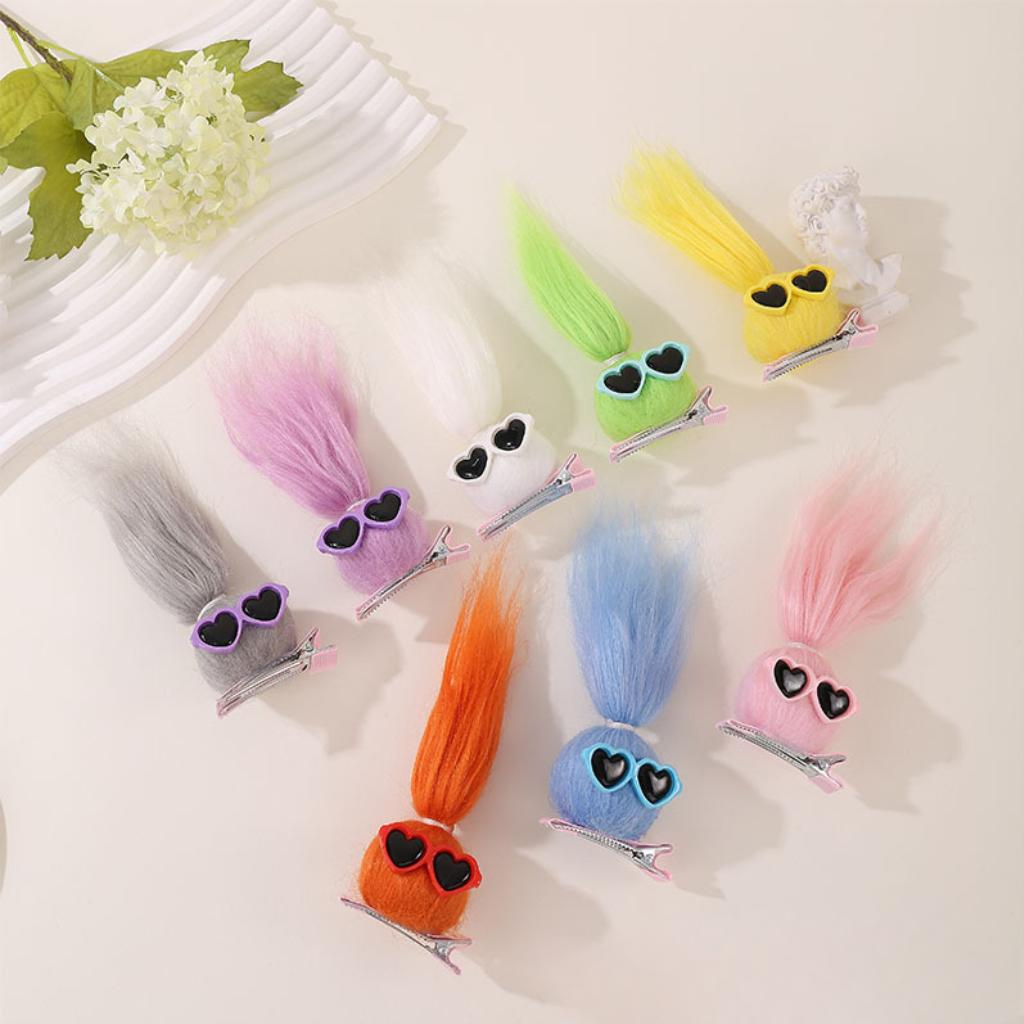 Funny Ugly Doll Plush Hair Clip Dopamine Sausage Mouth Doll Duckbill Clip Super Cute Sweet Girl Bangs Hair Accessory Hair Clip