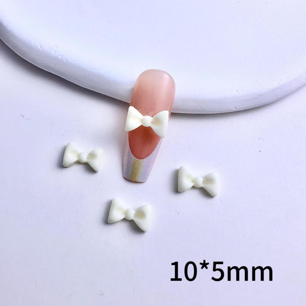 New Resin 3D Bow Tie Nail Art Accessories Cute Mini Handmade DIY Materials for Girls