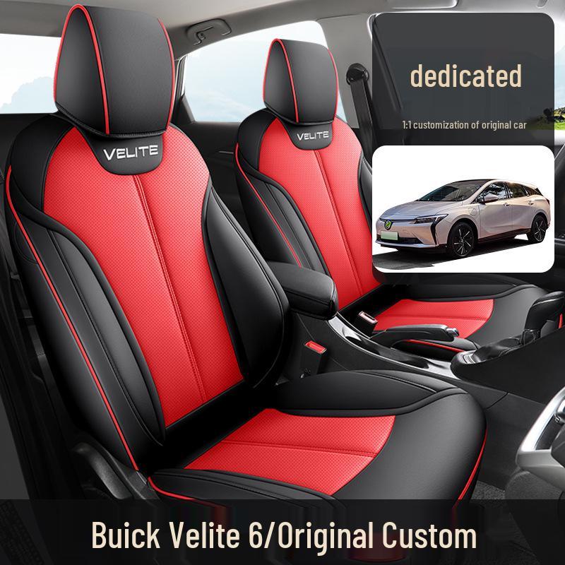 New Buick Velite 6 Full Leather Car Seat Cushion Cover – Universal Four Seasons Model