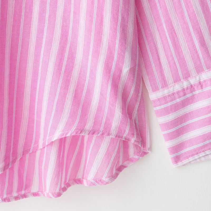 Kaslead New Arrival Women's Clothing Fashion Style Fashion Stripes Loose Shirt Shorts 7521078 7200412