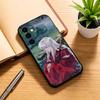 Inuyasha Silhouette Red Katana Anime   Phone Case Black Silicone Soft For Samsung Galaxy A73,A72,A71,A70,A53,A52,A51