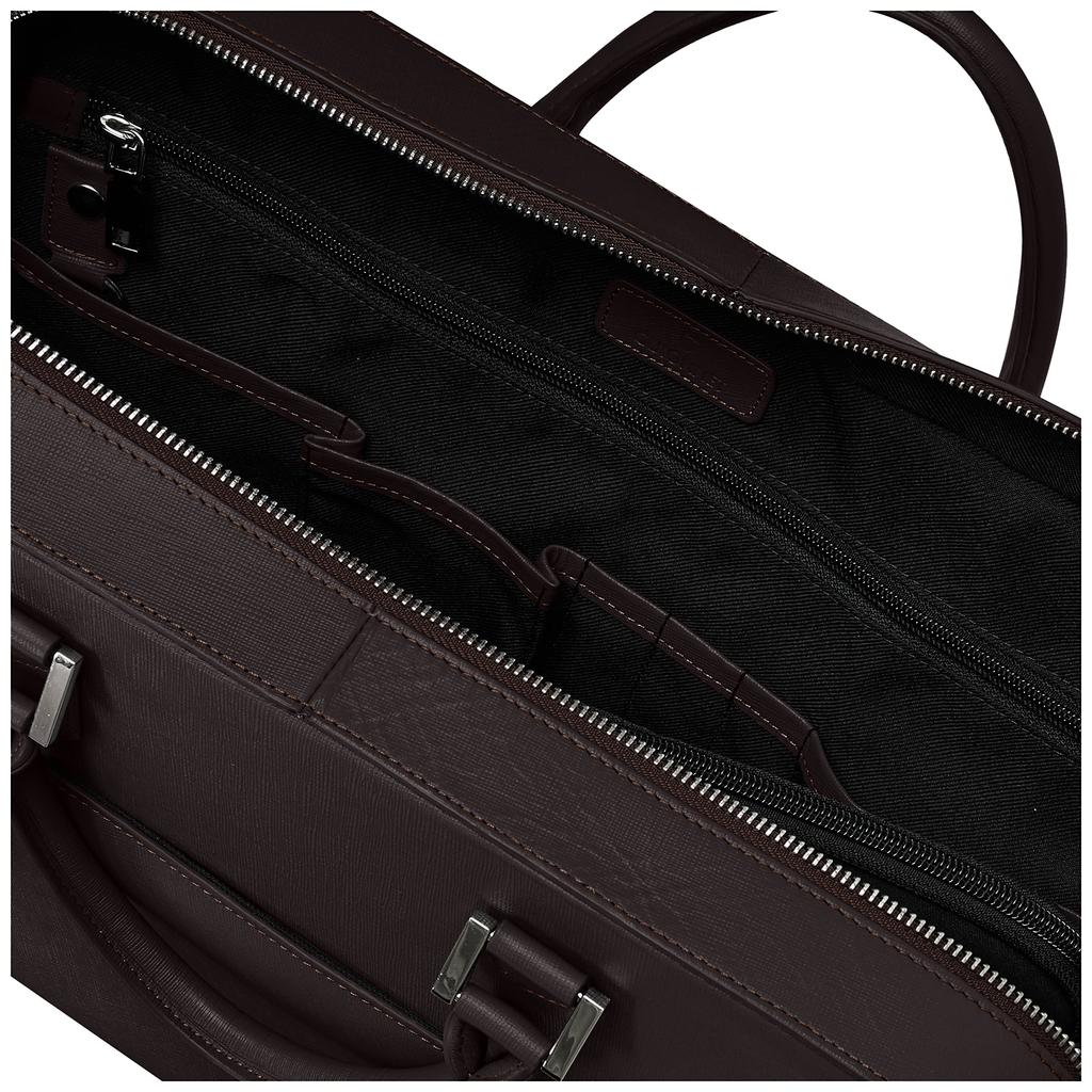 Gione 2-Way Briefcase Business Bag PG010LP DARK BROWN
