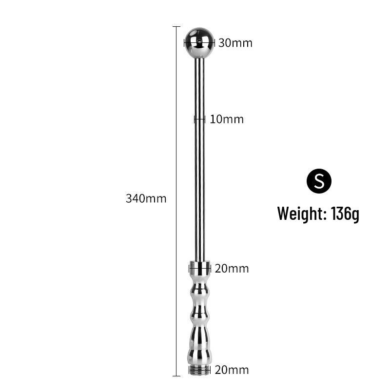 Metal Anal Dilator & Dual-Use Butt Plug for Expansion Training