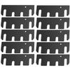10 Pack Stainless Steel Door Hinge Spacers for Use with Door Hinge Repairs To Improve Alignment and Reduce Loosening Over Time