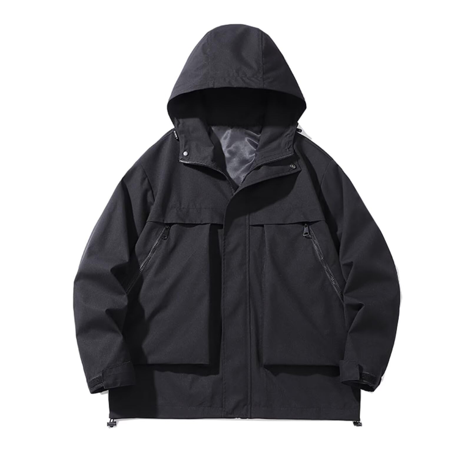 

Горная парка ветровка куртка тонкий ручной пальто джемпер куртка для активного отдыха большой размер ветрозащитный водоотталкивающий для активного отдыха [Jzozuxvv] мужская весна/осень чёрный