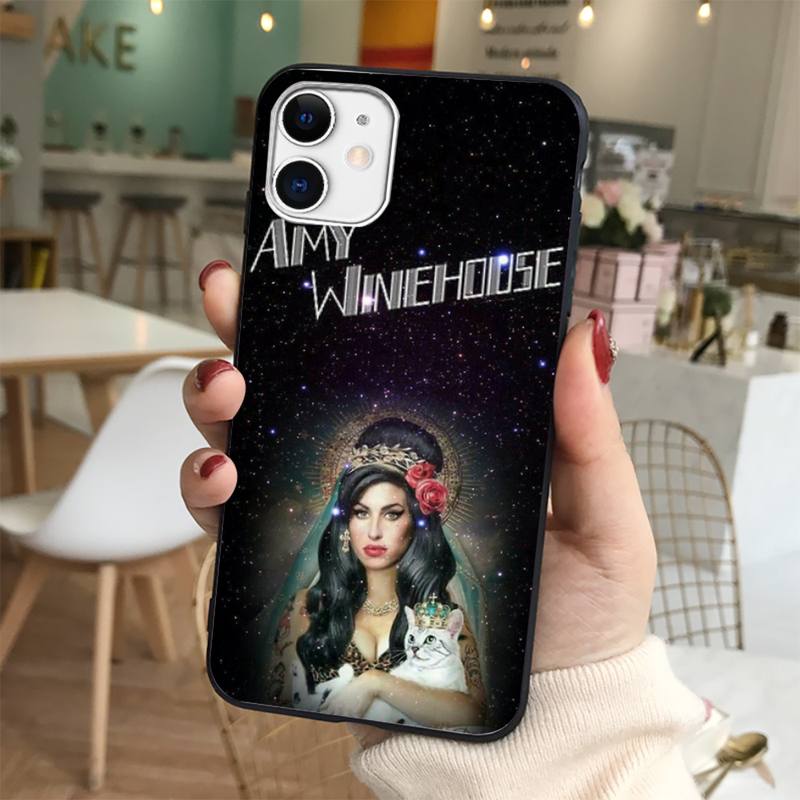 Yinuoda Amy Winehouse Phone Case for iPhone 11 12 13 mini pro XS MAX 8 7 6 6S Plus X 5S SE 2020 XR cover