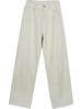 Nuovi Jeans Baggy Vintage Beige anni 2000 Donna Y2k Harajuku Vita Alta Pantaloni Denim Femminili Moda Retro Estetica anni '90 Pantaloni Ampi 2024