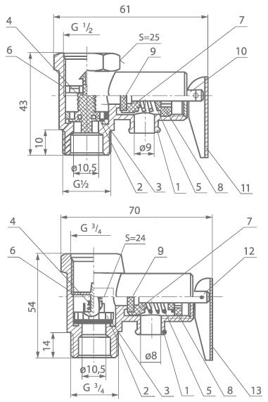 1/2” Boiler Safety Valve