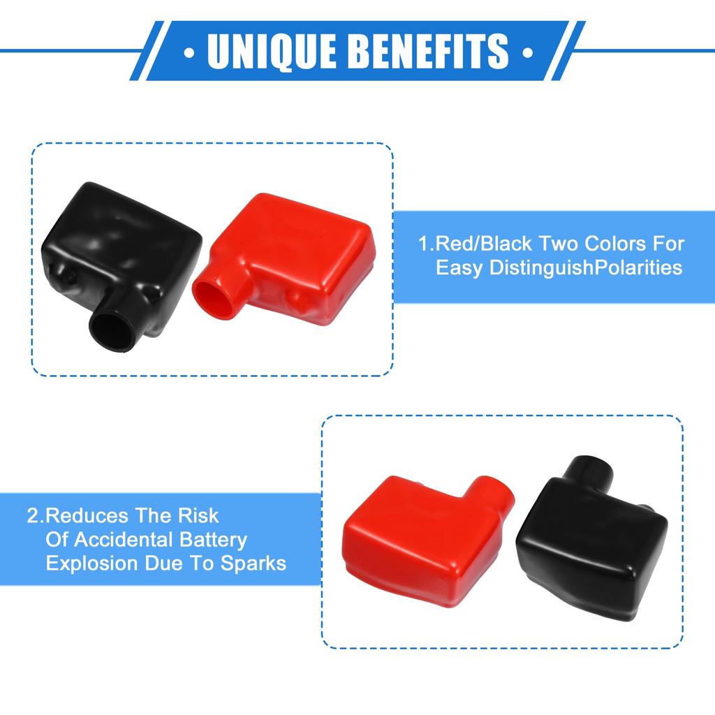 A ABSOPRO Terminal Insulation Cover Terminal Cover Terminal Cover 17mm Car