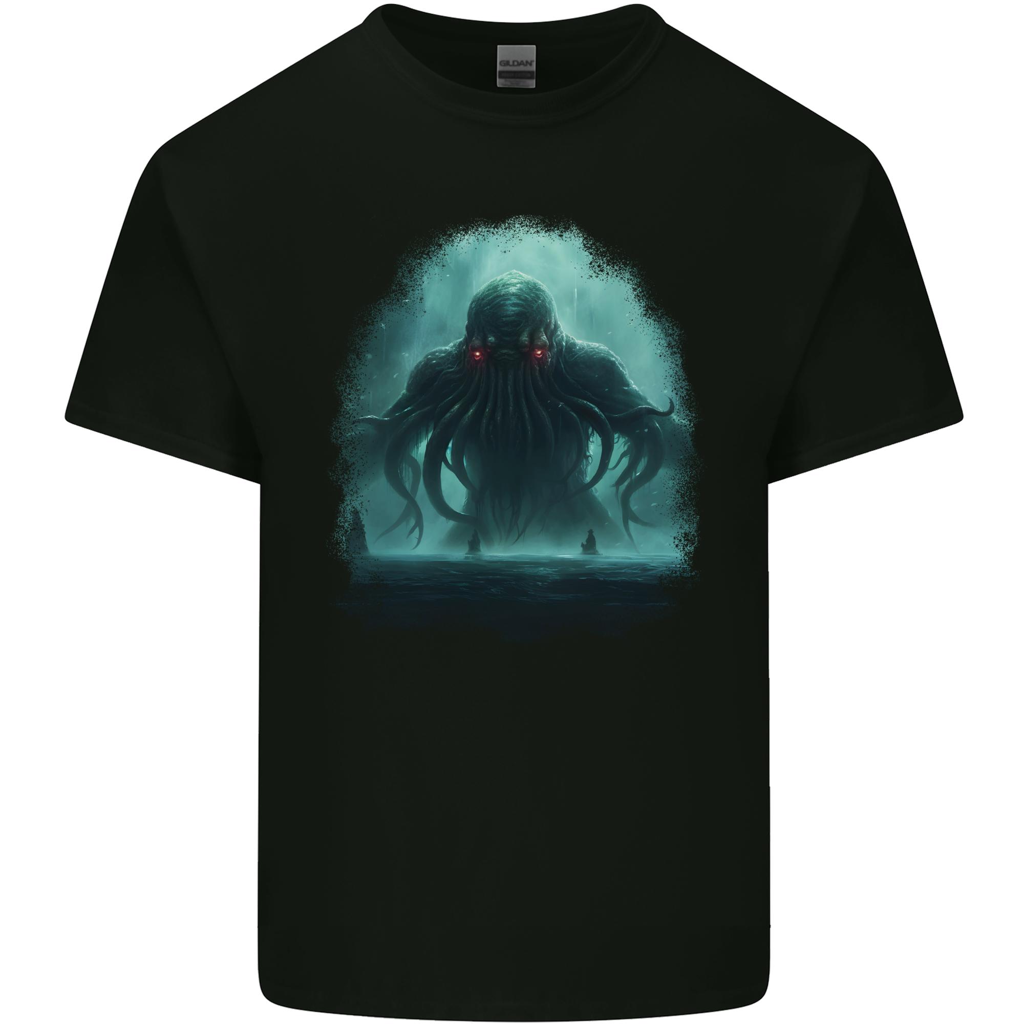 Kraken Sea Monster Cthulhu Mythology Unisexs Light Cotton TShirt S