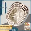 Zhaoran Double-Layer Drain Basket & Fruit Bowl Set