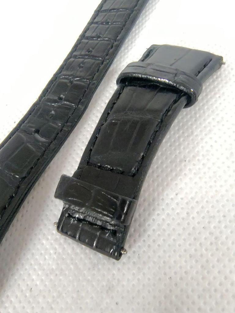 [GEBRAUCHT] Bandanstoßbreite ca. 20mm, Original Seiko Krokodillederarmband