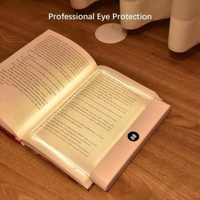 LED Tablet Nachtsicht Leselampe Leicht Tragbar Klar LED Buch Vollseitenlicht Langlebig Schreibtischlampe Board für Zuhause Schule