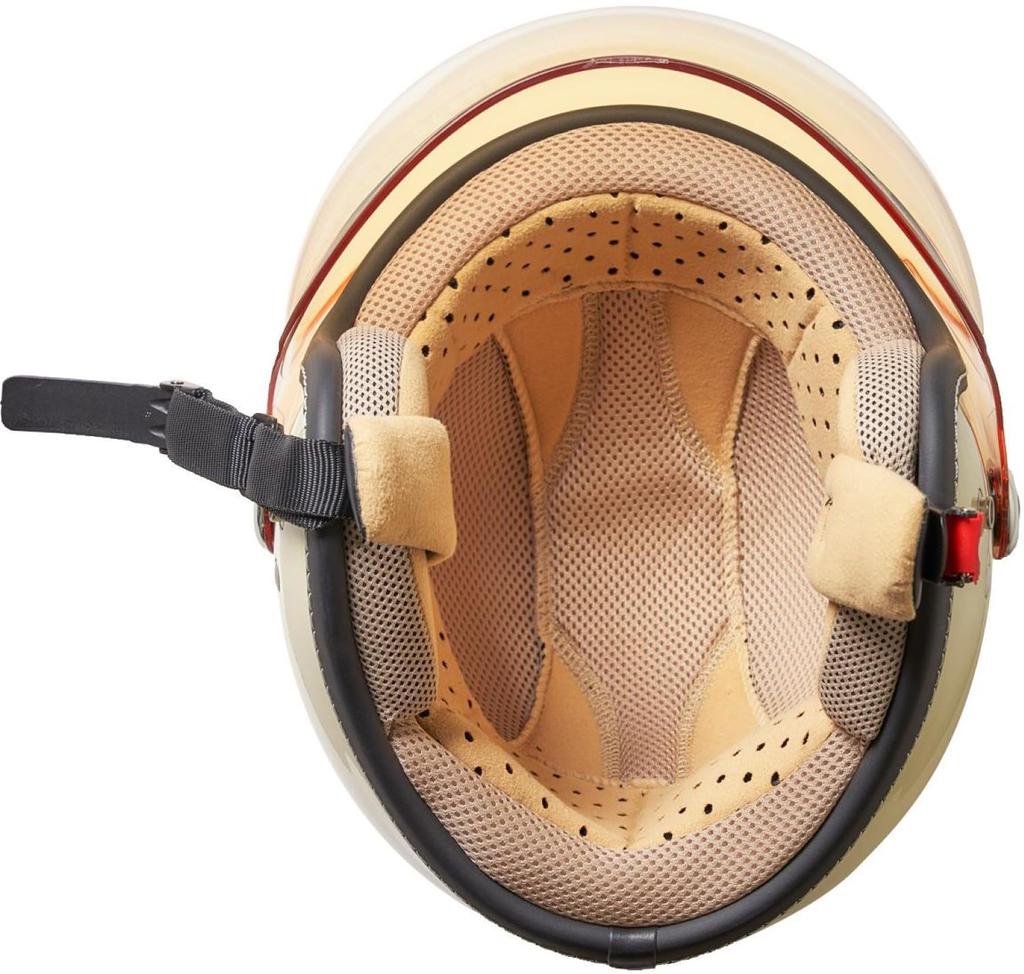 MARUSHIN Motorcycle Jet Helmet MCJ7 BUBBLE RIDER WOMEN M Size Ivory Product 05302011 Women's (54~55cm) Number