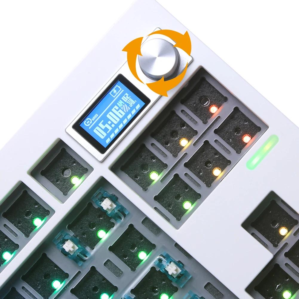 GMK87 GMK67 Mechanical Keyboard Kit Gaming Keyboard RGB Backlit Hotswap VIA-programmable Bluetooth 2.4G Wireless Hot-swap Keyboa