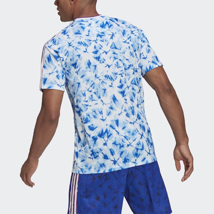 Adidas Human Race Manchester United Quick-Drying Jersey 20-21 Men Tops Blue GJ9084