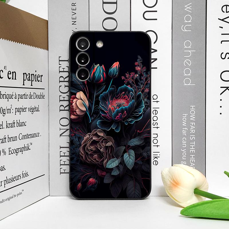 Blumen Pfingstrosen Druck Vintage Blumenmuster Handyhülle für Google Pixel 9A 8A 7A 6A 6 7 PRO 8 9 Pro XL 5G Stoßfest Weiche Hüllen
