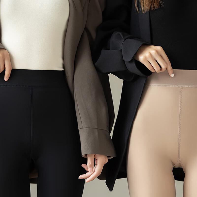 LANGSHA Faux Bare Leg Plus Velvet Winter Pantyhose