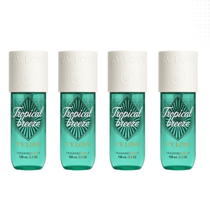 Vv Love Tropical Breeze Brume Parfumée Pour Femme 4*150ml