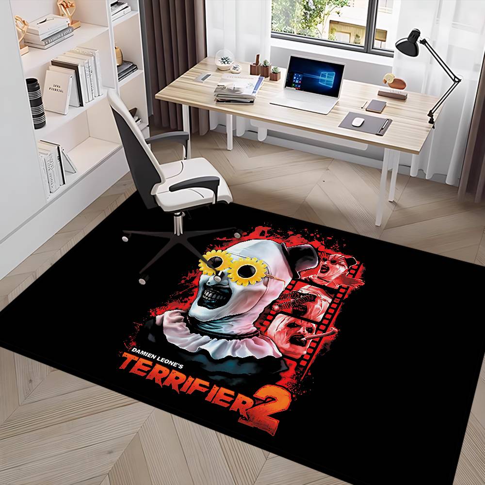 Halloween Horror Clown T-terrifierS Movie Entrance Door Mat Nordic Style Home Doormat Bathroom-Toilet Mats Bedroom Hotel Mat