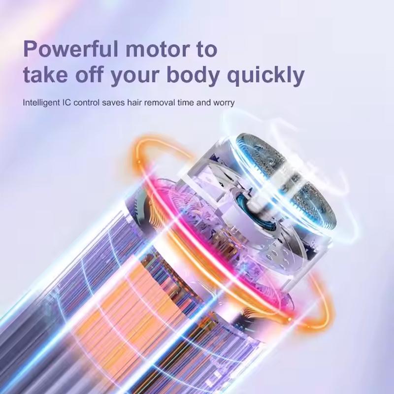 Electric Epilator Shaver Machine New Double Head Electric Safety Shaving Women Face Razors Bikini Body Hair Trimmer for Women