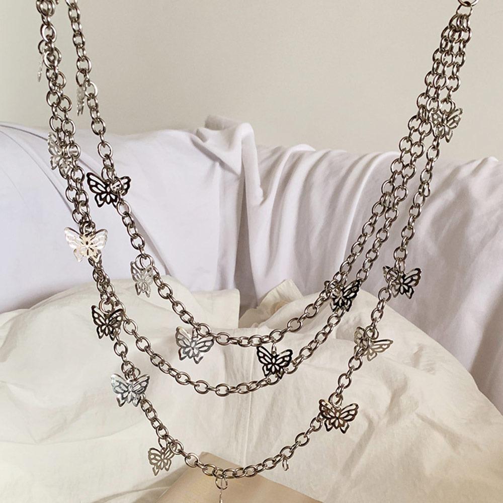 Multi-layer Punk Street Belt Gothic Multi-layer Trousers Butterfly Waist Chain Male Fashion Type A