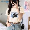 Jeanswest Women's Cat & Fish Graphic Pure Cotton T-Shirt