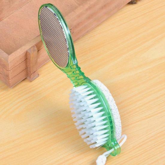 4v1 pilník na nohy z nerezové oceli s kartáčkem a pemzou, nástroj na odstraňování mozolů a odumřelé kůže