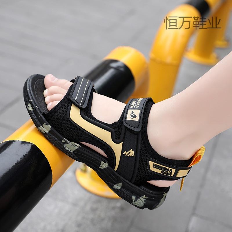 199 Fujian big children's shoes summer sports sandals medium and big children's summer sandals hollowed out