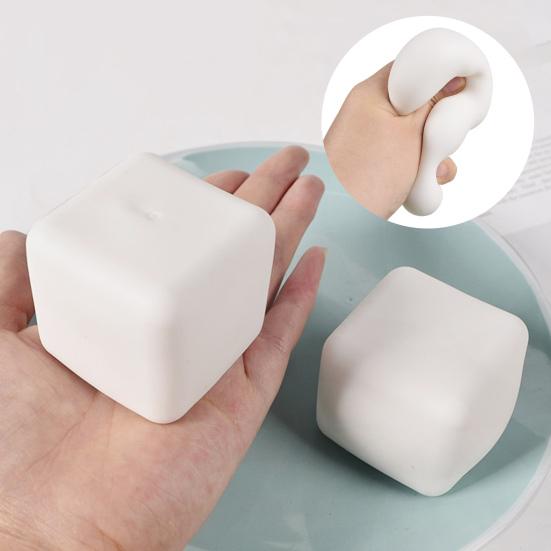 Yousheng Slow-Rising Tofu Squeeze Toy Soft Moldable Fidget for Stress Relief Realistic Food-Shaped Decompression Gadget for Kids